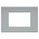 Placca 3 posti Grigia - N4803GE - Bticino Living Light