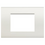 Placca 3P bianca - LNA4803BI - Bticino Living light