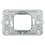 Supporto 2 mod centr scatola tonda 500S/23A | Bticino Matix