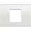 Placca 2P bianca LNA4819BI | Bticino Living light