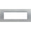Placca 7 posti Grigia in metallo - NT4807TH - Bticino Living Light Tech