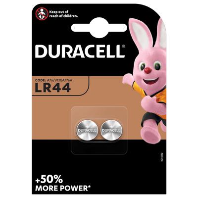 Batteria a bottone LR44 1,5 Volt DURACELL
