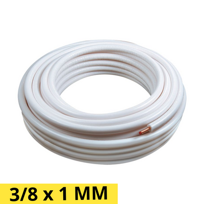 Tubo rame rivestito 3/8''x 1 mm