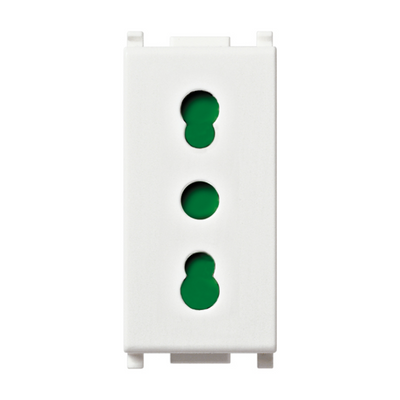 Presa 2P+T 16A P17/11 bianco 14203 Vimar Plana