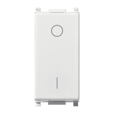 Interruttore 2P 16AX bianco 14015 Vimar Plana