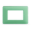 Placca 3p colors te verde AM4803CVC | Bticino Matix