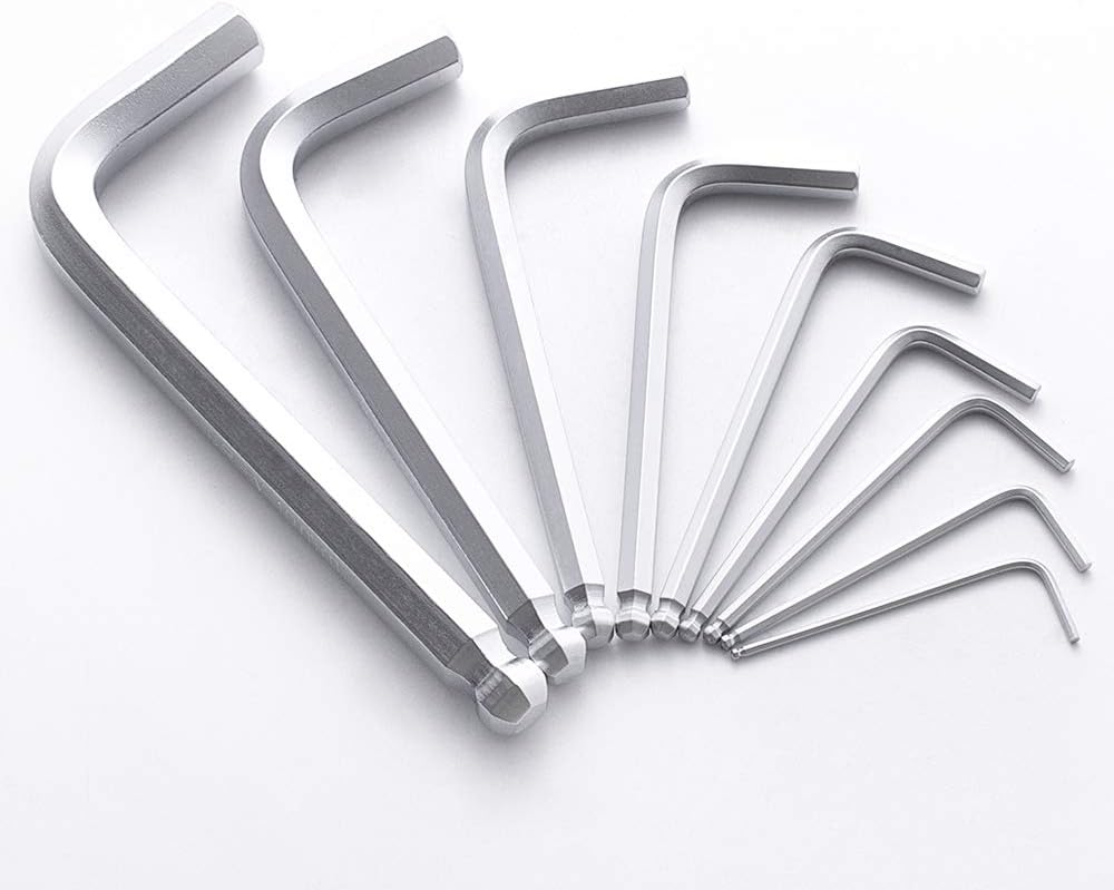 Set 4 Chiavi Esagonali A Brugola Con Testa Sferica – 1,5 / 2,0 / 2,5 / 3,0 Mm Per Modellismo RC