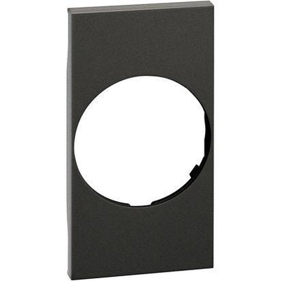 Cover presa FR/GER torcia 2M nera - KG04 - Bticino Living Now