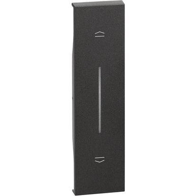 Cover comando tapparelle 1M nera - KG05 - Bticino Living Now