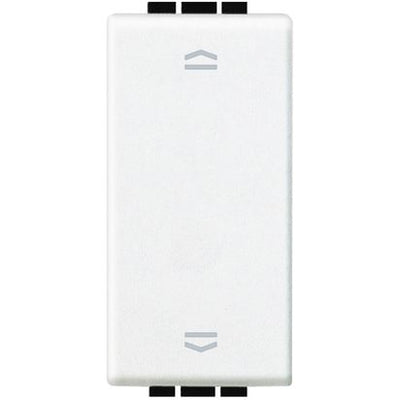 Pulsante doppio interbloccato bianco - N4037N