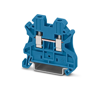 Morsetto passante 4mm Blu  - UT 4 - 3044115