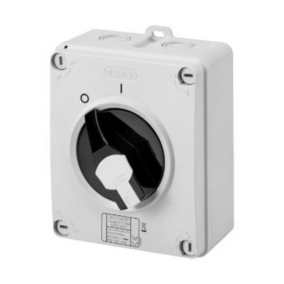 INTTERUTTORE SEZIONATORE.HP CASS.ISO.32A 2P COMANDO GW70404P