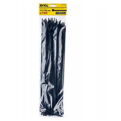 Fascette 4,8 x 430 mm, nylon, nero, 100 pz CON-BON-20443