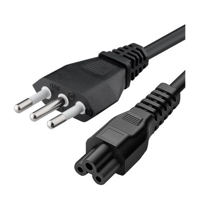 Cavo alimentazione C5 F a spina italiana 1,8 mt nero 349420