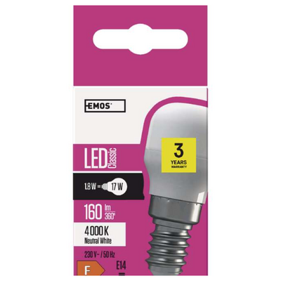 LED BULB FRIDGE 1.8W E14 NW Z6913