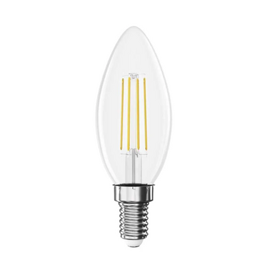 Lampadina a Led a Candela E14 3,4W(40W) 470lm 2700K Luce Calda ZF3D22