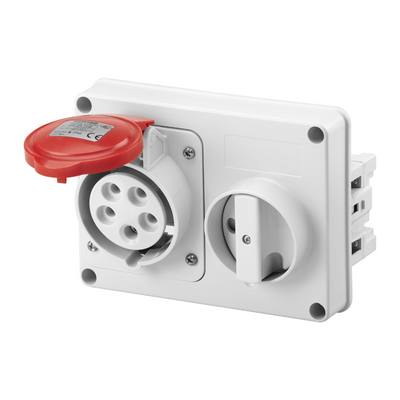 PRESA BL.OR.S.F.3P+N+T 16A 400V 6H SBF GW66109