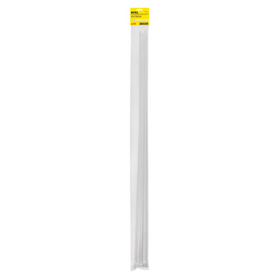 Fascette 9,0 x 1200 mm, nylon, bianco, 10 pz. CON-BOW-30912