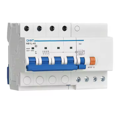 Blocco differenziale NB1L-40/4P con Magnetotermico da 10A 6kA 300mA 196684