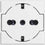 Axolute Presa Standard Ted/Ita Flat Bianca HD4140/16F