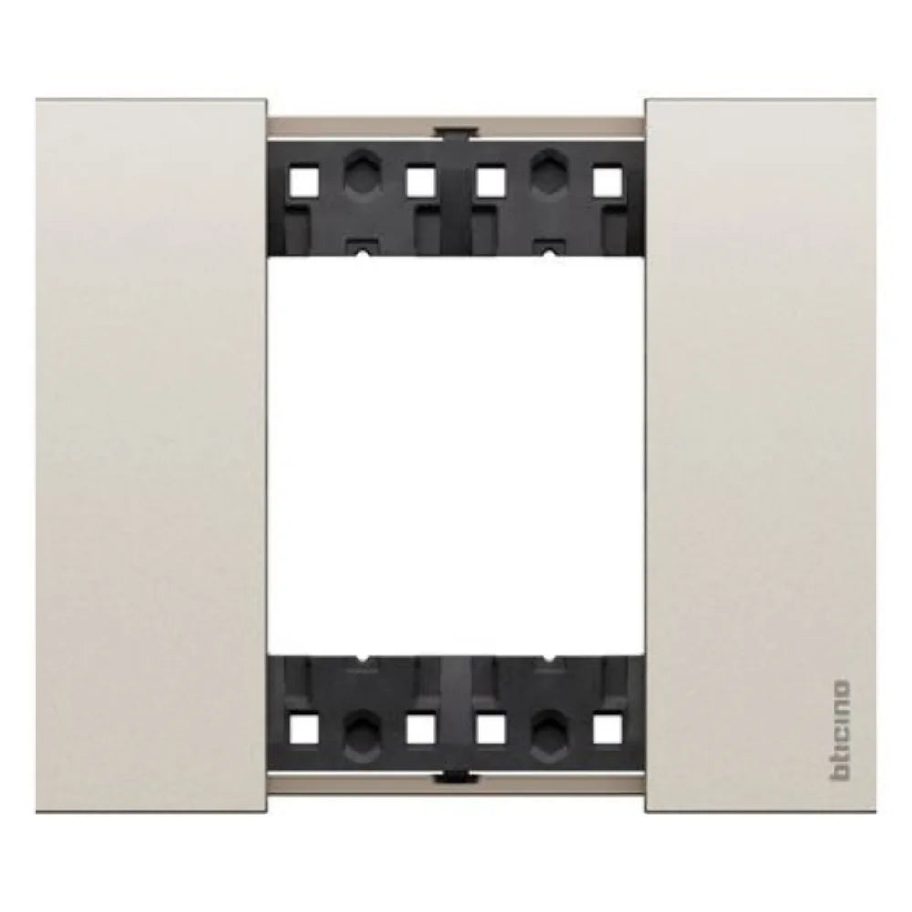 Placca Living Now 2 Moduli Colore Champagne KA4802KC