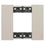 Placca 2P L.NOW Sabbia - Design Elegante per i Tuoi Interruttori KA4802KM