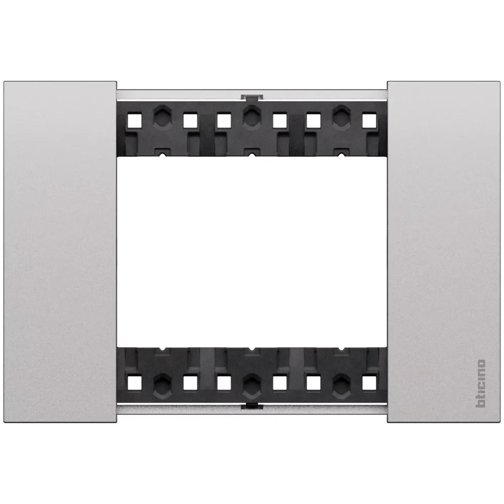 Placca Living Now 3 Moduli Steel KA4803KS
