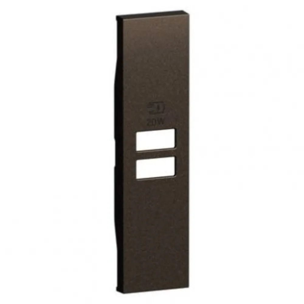 Cover per Caricatore 2USB 1 Modulo Living Now Bronzo KB13C