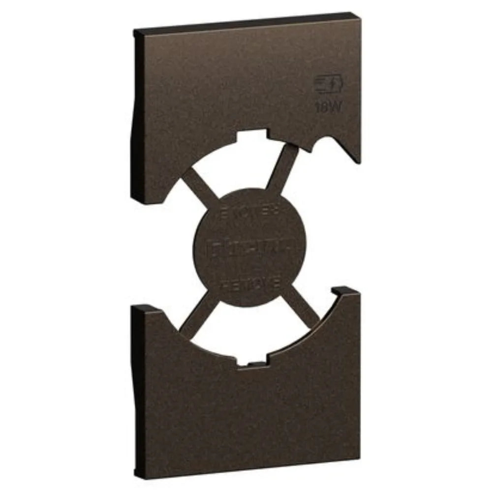 Copertura Presa P40 e USB 2 Moduli Living Now Bronzo KB68