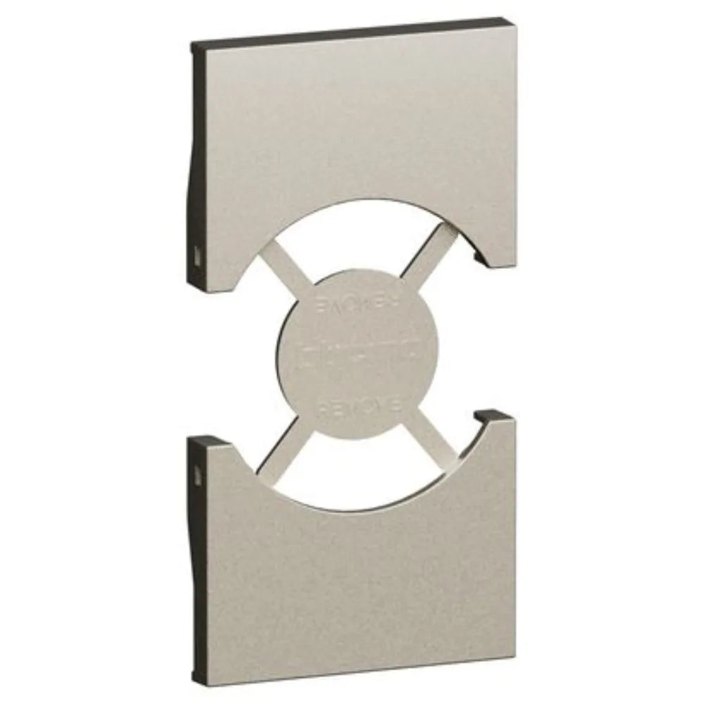 Placca Copripresa Bipasso IT/GER 2 Moduli Living Now Champagne KC03