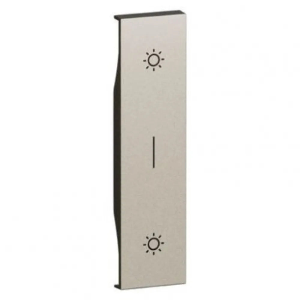Cover Doppio Pulsante 1 Modulo L.NOW Champagne KC05L