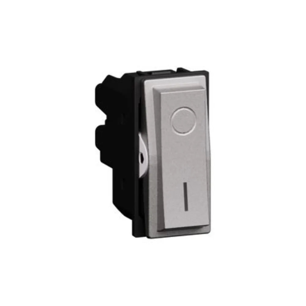 Interruttore Bipolare 16AX Serie L.NOW Steel KS4002