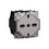 Presa Flat 16A Standard Tedesco-Italiano L.NOW Steel KS4140A16F