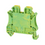 Morsetto passante 4mm Giallo Verde - UT 4 - 3044128