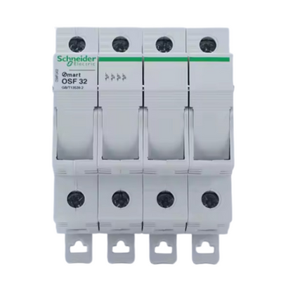 Base portafusibili Schneider 4P 10,3X38 32A OSMFU432