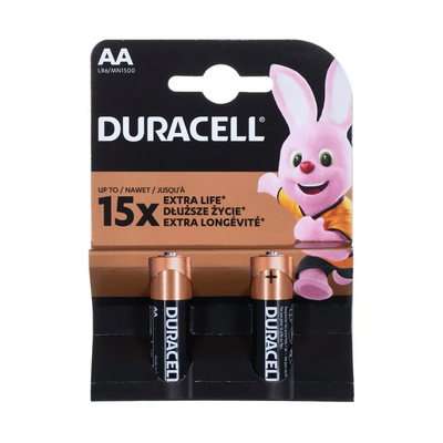 Batteria Alcalina AA STILO 2 PEZZI DURACELL