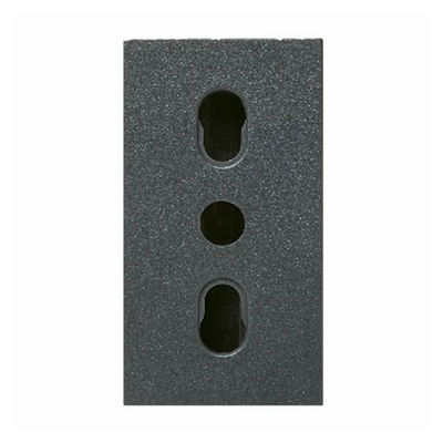 PRESA POLISICUR 2X10/16A+T NOIR 45306/15TS