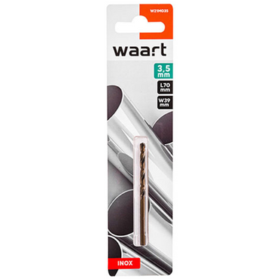 Punte in metallo cobalto 3,5 mm, 2 pz Waart