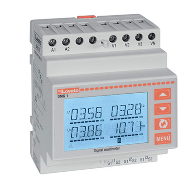 MULTIMETRO LCD MODULARE 4U RS485 DMG110 Lovato