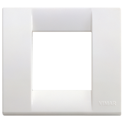 Placca Classica 1-2M bianco brill. 17097.01 | Vimar