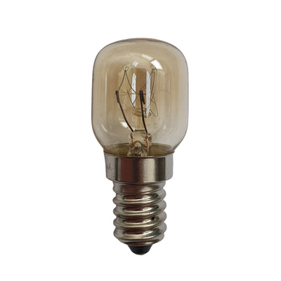 Lampadina per Forno E14 25W Piccola Pera - Resistente fino a 300° Alta Temperatura