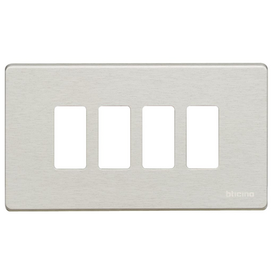 Placca 4 Posti resina 504/4/R | Bticino Magic