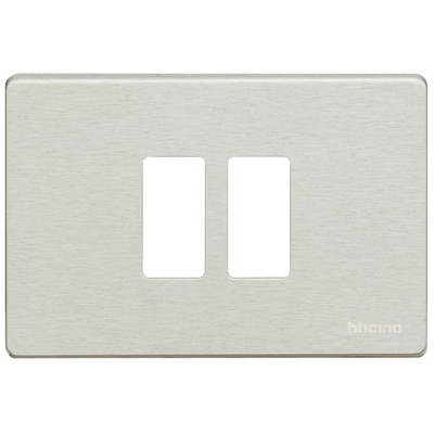 Placca 2 Posti scatola tonda oxidal 500/23/X | Bticino Magic
