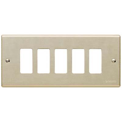 Placca con viti a 5 posti oxidal 505/5 | Bticino Magic