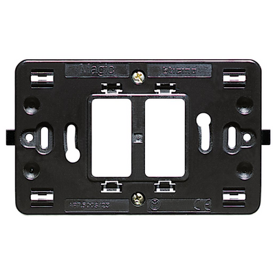 Supporto largo 2 Posti scatola tonda 500S/23 | Bticino Magic