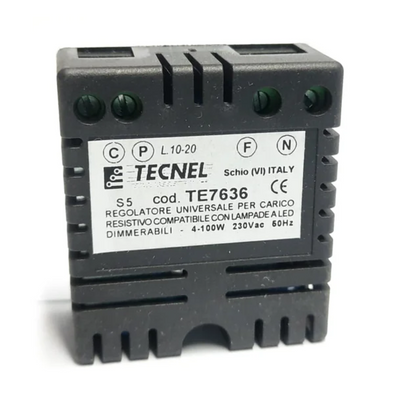 Dimmer Universale 230V con Memoria Tecnel TE7636