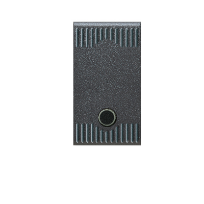 PULSANTE NA CON GEMMA ILLUM.NOIR 45305G S45