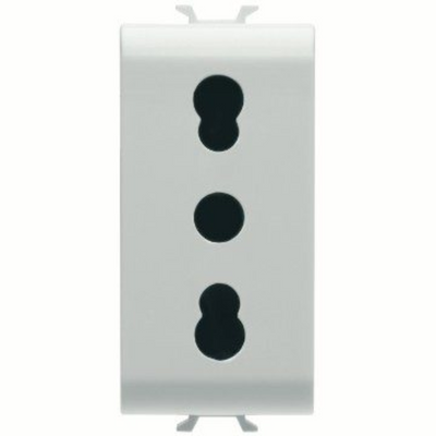 Presa 16a Bipasso Bianca Chorus GW10203