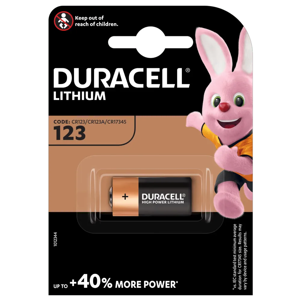 Batteria al Litio 123 ULTRA M3 FOTO | Duracell