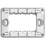 Bticino MatixGo Supporto per placche J4703